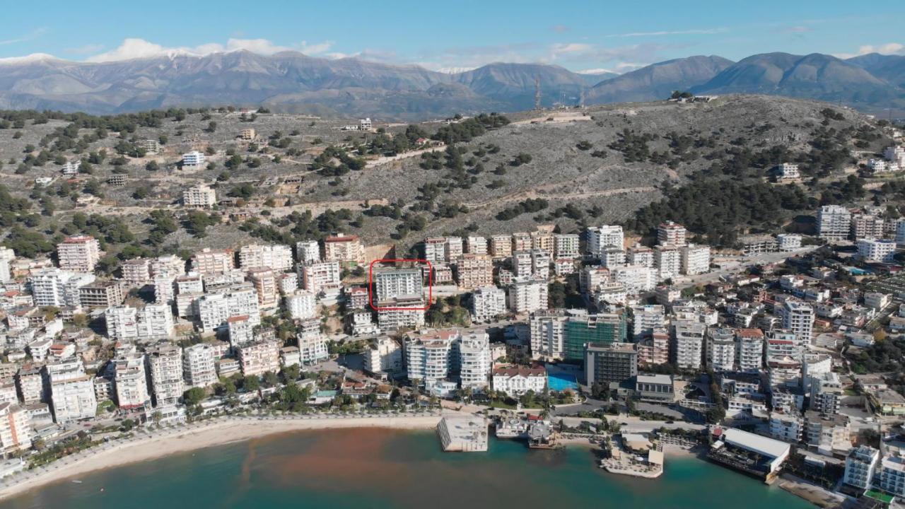 Blue Eye Apartment Sarandë Exteriör bild