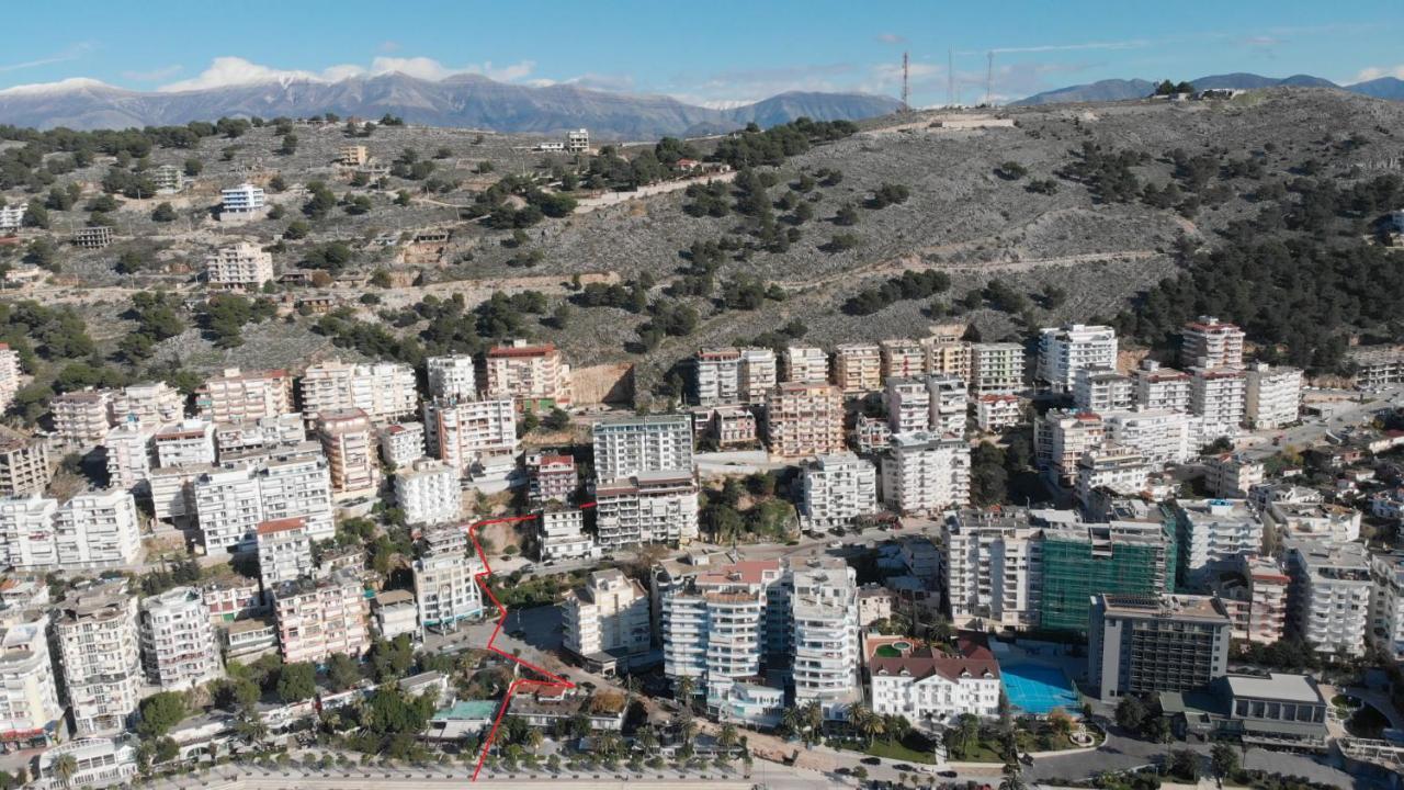 Blue Eye Apartment Sarandë Exteriör bild