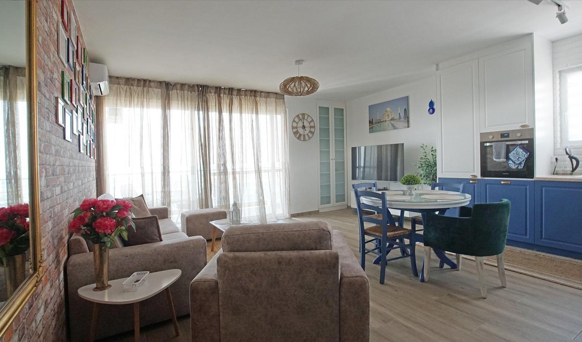 Blue Eye Apartment Sarandë Exteriör bild